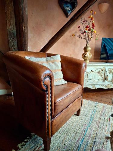 O zonă de relaxare la Apartment Noorderloft