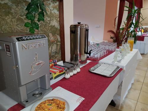 Jídlo v penzionu nebo okolí