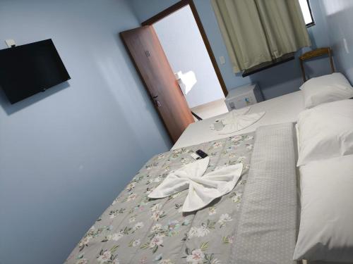 Postel nebo postele na pokoji v ubytování SOFT HOTEL SiNOP