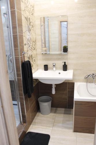 Koupelna v ubytování Apartmán MAK