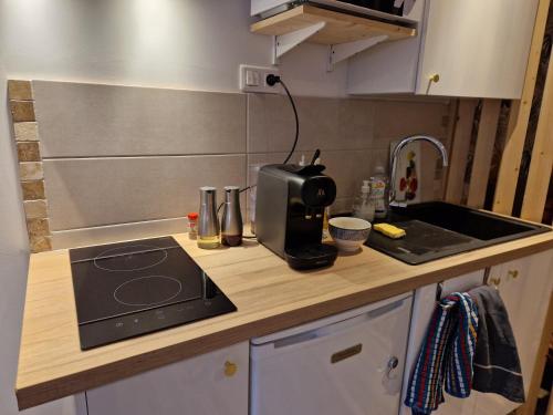 Dapur atau dapur kecil di Appartement des Charmilles, Compiègne hyper-centre