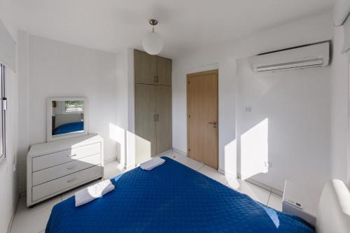 Giường trong phòng chung tại Nissini Villas