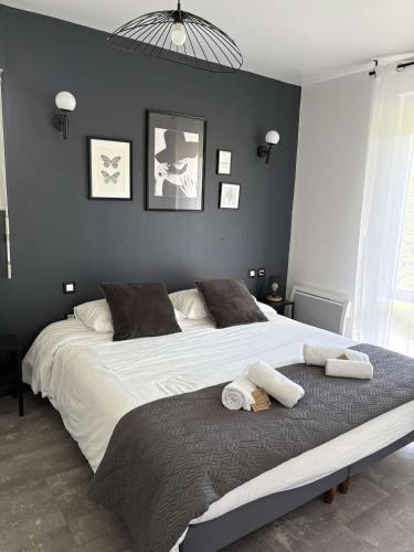 Ένα ή περισσότερα κρεβάτια σε δωμάτιο στο Residence Croma