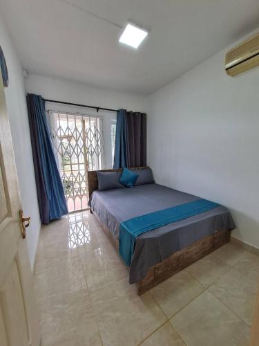Cama o camas de una habitación en Villa Palmiste Duplex 2 min walk to beach