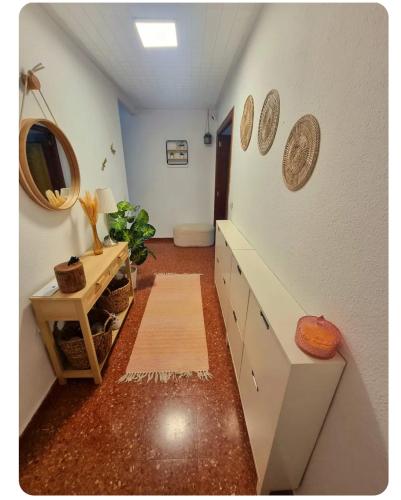 Η κουζίνα ή μικρή κουζίνα στο Habitaciones en casa particular