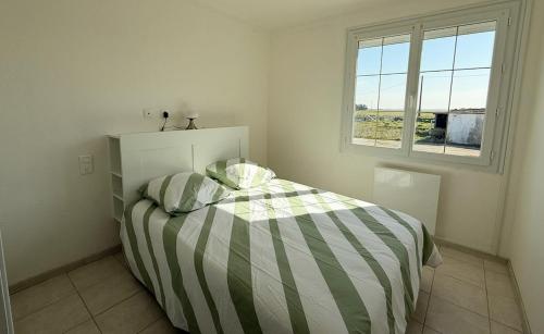 Postel nebo postele na pokoji v ubytování L'échappée