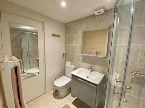 Koupelna v ubytování Domaine de la Closerie Champêtre - Gîte 1 chambre 1-2 personnes