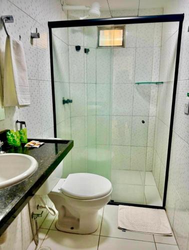 Ένα μπάνιο στο Hotel Pousada Alagoana