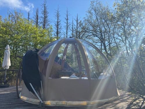 Wigwam et Dôdome sous les étoiles