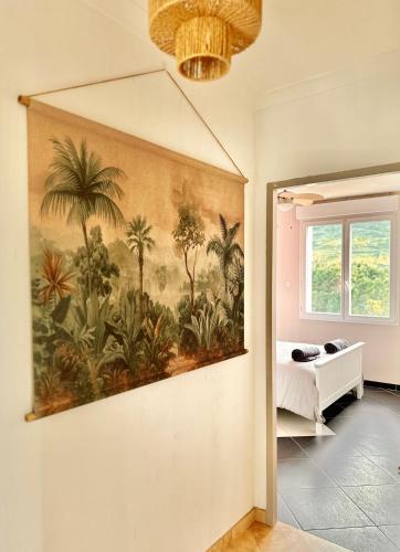 Ένα ή περισσότερα κρεβάτια σε δωμάτιο στο Villa Monze