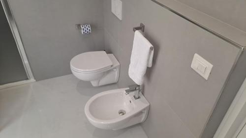 Bilik mandi di Diamond Rooms Tropea
