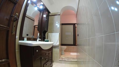 Koupelna v ubytování Rosa Di Mare