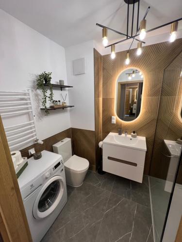 Koupelna v ubytování Sosnowe Apartamenty - Eco