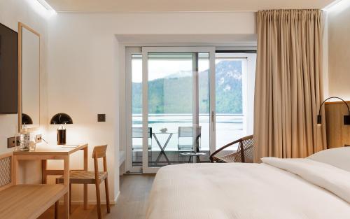 Postel nebo postele na pokoji v ubytování Campus Hotel Hertenstein