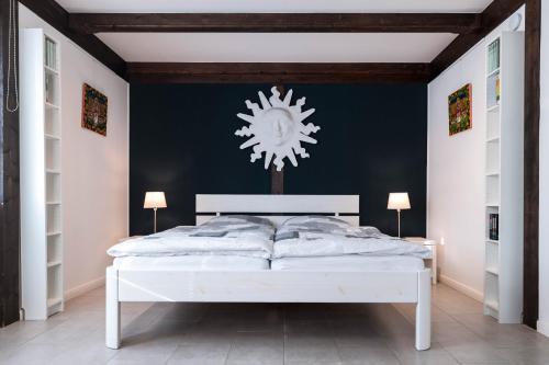 Ένα ή περισσότερα κρεβάτια σε δωμάτιο στο Sonnenmond