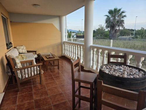 Balkón alebo terasa v ubytovaní Preciosas vistas al mar