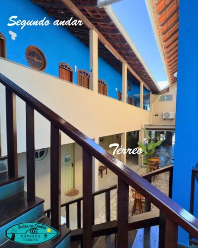 a view from the balcony of a villa at Pousada Sobre as Ondas in Saquarema