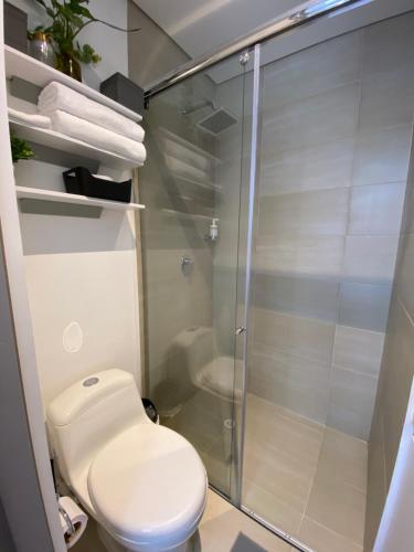 Koupelna v ubytování Parque 93 apartamento moderno