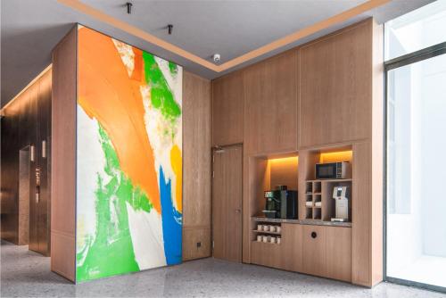 Kuchyň nebo kuchyňský kout v ubytování Holiday Inn Express Suzhou North Station by IHG
