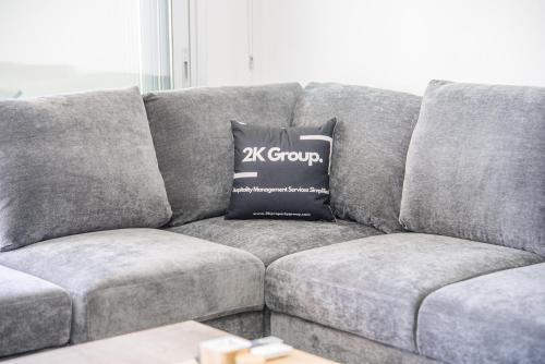 Χώρος καθιστικού στο Rotiana 3Bed Apt with Roof Garden and BBQ