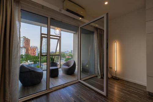 Kwarleyz Residence Hotel & Suitesにあるシーティングエリア