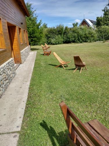 Κήπος έξω από το Cabañas Austral