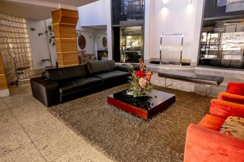 Χώρος καθιστικού στο SUN30 - Flat Praça do Sol Cama Superking e Cozinha