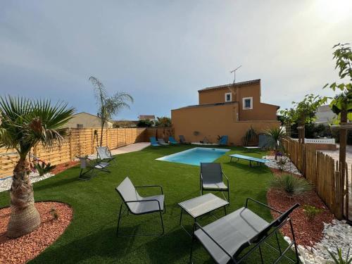 Ensemble Villa et Studio Piscine Proche Plage