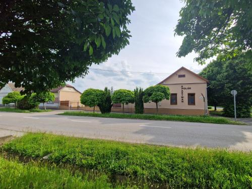 a house on the side of a road at Polár in Makó