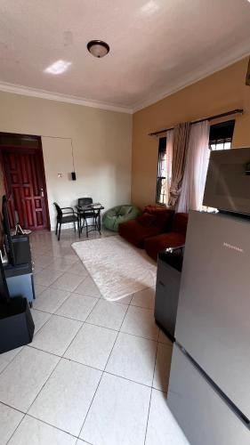 Kuchyň nebo kuchyňský kout v ubytování Comfy Square