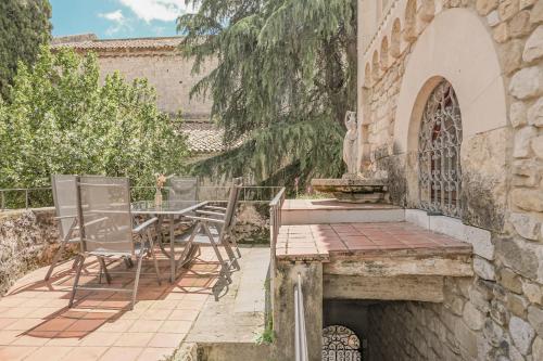 Αίθριο ή υπαίθριος χώρος στο Can Severí, casa con historia en Besalú