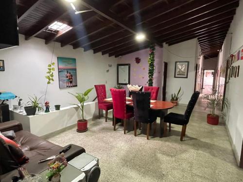 Posezení v ubytování Hostel Urban City Medellin