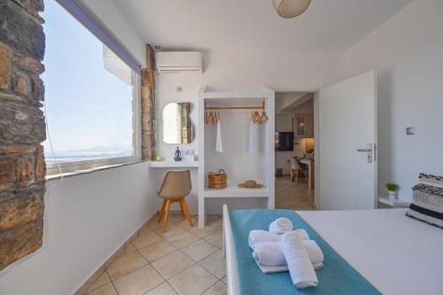 7Days Residence I Panoramic Sea Viewにあるベッド