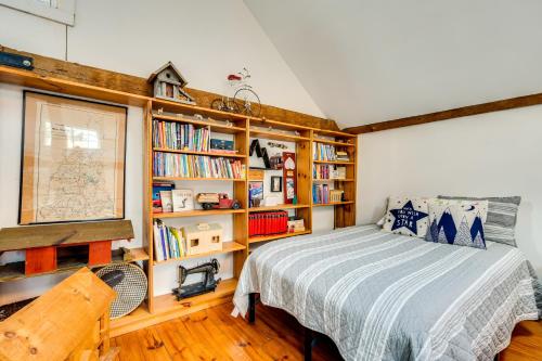 Perpustakaan di rumah percutian