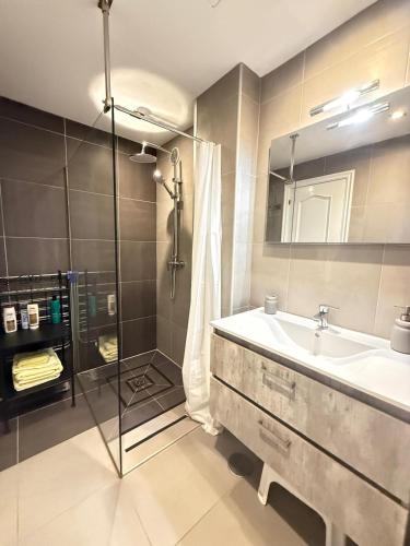 Koupelna v ubytování Corralejo Suite