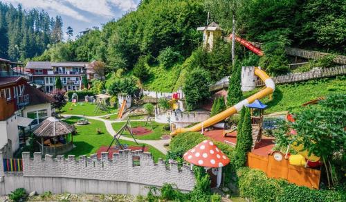Zahrada ubytování Smileys Kinderhotel