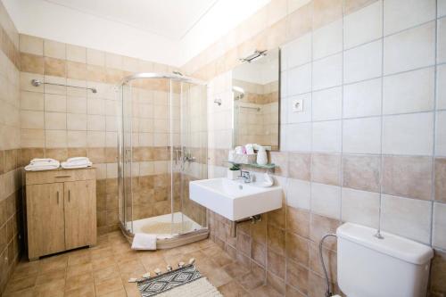Koupelna v ubytování Villa Kerasia Ionion by Villa Plus