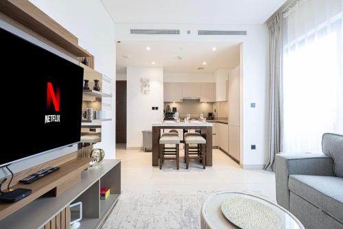 Lux 1 Bed room partment in Sobha Creek Vistas Reserve tower at 9th floor