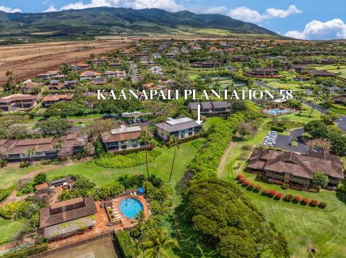 an aerial view of kaanapali plantation resort at Kaanapali Plantation 58 · KPL 58 Spacious 2BD Plantation Home Ne in Lahaina