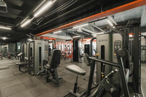 Salle ou équipements de sports de l'établissement Cheonan Buldang Hound Hotel
