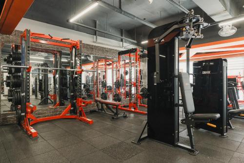 Salle ou équipements de sports de l'établissement Cheonan Buldang Hound Hotel