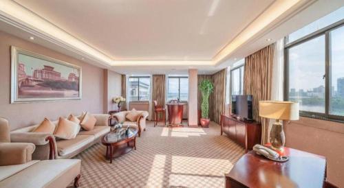 Zona de estar de Nanning Yongjiang Hotel