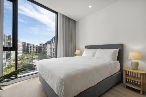 Cama o camas de una habitación en Fremantle Coast Studio Beach at your Doorstep