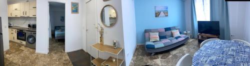 Η κουζίνα ή μικρή κουζίνα στο Del Mar one bed flat