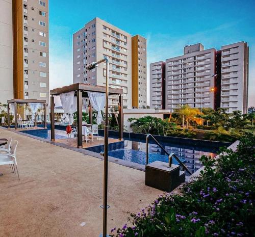 Πισίνα στο ή κοντά στο Apartamentos Evian Thermas Residence