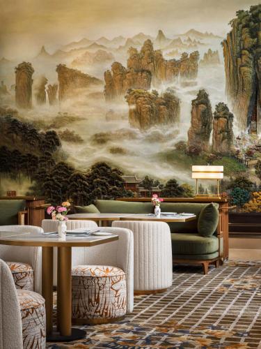 Posezení v ubytování The Silk Lakehouse, Shangri-La Hangzhou