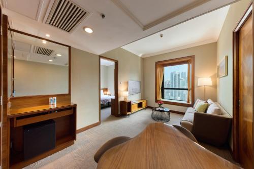 Istumisnurk majutusasutuses Rosedale Hotel Hong Kong