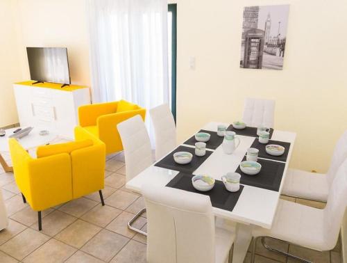 Гостиная зона в Asteri Suites - Rethymno Sunbeam Vacation