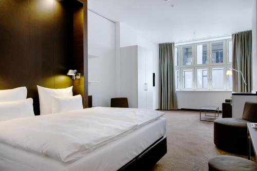 Voodi või voodid majutusasutuse Motel One Prague-Florentinum toas