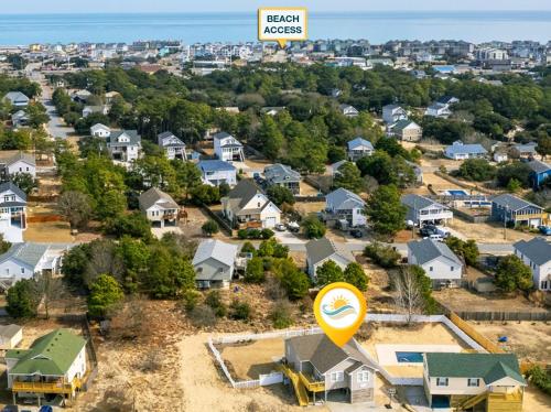 Croatan Shoresにある5170 - RVA Hideawayの家屋付近の空中景